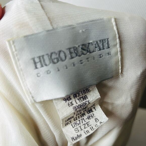 Hugo Buscati Vintage Ivory Beaded Mini Dress - Picture 8 of 8